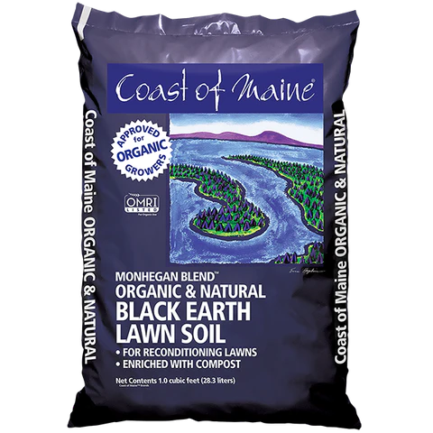 Coast of Maine Monhegan Blend, Black Earth Lawn Soil - Top Soil