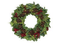 Canella Multi Cone Wreath - 26"